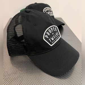 Proper No. Twelve Irish Whiskey Conor McGregor Black SnapBack Hat Adjustable